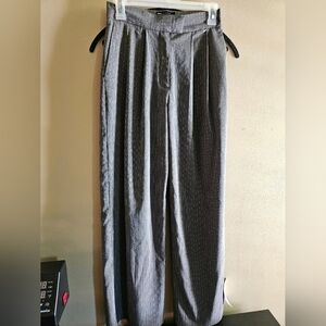 ASOS, size 2 striped grey pants.